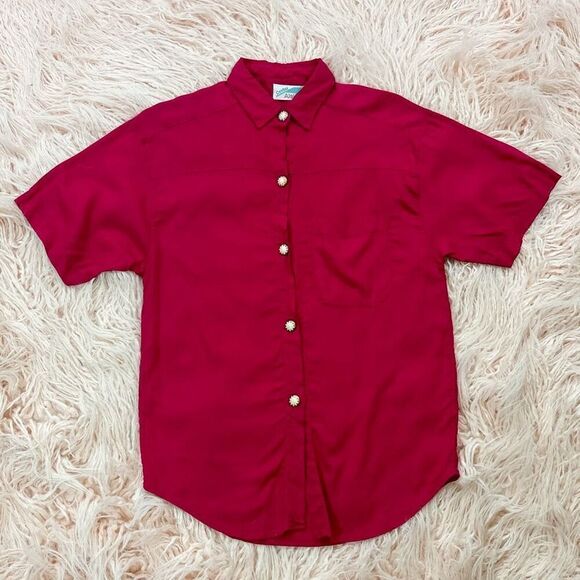 Vintage Pink Blouse - Picture 1 of 3